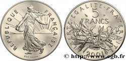 5 francs Semeuse, nickel, BE (Belle Épreuve) 2001 Pessac F.341/37 var.