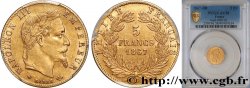5 francs or Napoléon III, tête laurée 1867 Strasbourg F.502/12