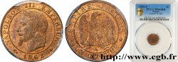Un centime Napoléon III, tête laurée 1862 Paris F.103/4
