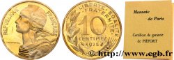 Piéfort Br-Al de 10 centimes Marianne 1975 Pessac GEM.46 P1