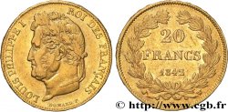 20 francs Louis-Philippe, Domard 1842 Lille F.527/28