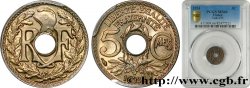 5 centimes Lindauer, petit module 1924 Paris F.122/8
