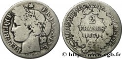 2 francs Cérès, avec légende 1871 Paris F.265/5