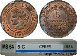 5 centimes Cérès 1885 Paris F.118/27