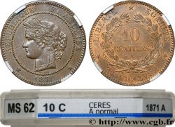 10 centimes Cérès 1871 Paris F.135/5