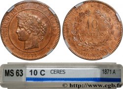 10 centimes Cérès 1871 Paris F.135/5