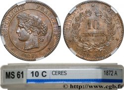 10 centimes Cérès 1872 Paris F.135/8