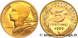5 centimes Marianne, BE (Belle Épreuve) 1999 Pessac F.125/43 var.