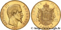 50 francs or Napoléon III, tête nue 1855 Paris F.547/1