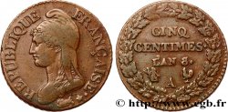 Cinq centimes Dupré, grand module 1800 Paris F.115/88