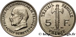 5 francs Pétain 1941 F.338/2