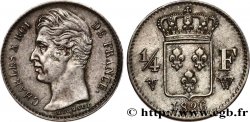 1/4 franc Charles X 1826 Lille F.164/9