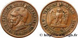 Médaille satirique Cu 27, type A “Éclairs et cigarette” 1870  Schw.A1a 