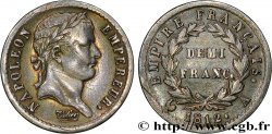 Demi-franc Napoléon Ier tête laurée, Empire français 1812 Paris F.178/35