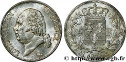 5 francs Louis XVIII, tête nue 1824 Bordeaux F.309/93 VZ62