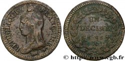 Un décime Dupré, grand module 1797 Paris F.129/1