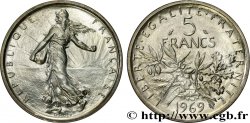 5 francs Semeuse, argent 1969 Paris F.340/13