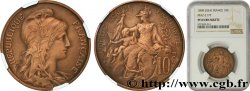 Essai de 10 centimes Daniel-Dupuis en bronze, flan mat 1898 Paris F.136/3