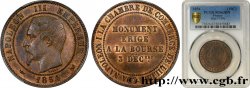 Module de dix centimes, Visite à la chambre de commerce de Lille 1854 Lille VG.3403  SPL63 PCGS