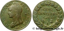 Cinq centimes Dupré, grand module 1800 Limoges F.115/127 TTB45