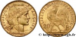 20 francs or Coq, Dieu protège la France 1905 Paris F.534/10