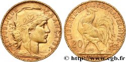 20 francs or Coq, Dieu protège la France 1905 Paris F.534/10