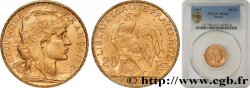 20 francs or Coq, Dieu protège la France 1905 Paris F.534/10