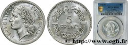 5 francs Lavrillier, aluminium 1946 Beaumont-Le-Roger F.339/7