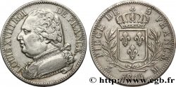 5 francs Louis XVIII, buste habillé 1814 Toulouse F.308/9