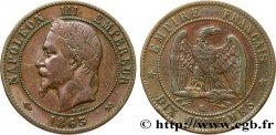 Dix centimes Napoléon III, tête laurée 1863 Bordeaux F.134/12