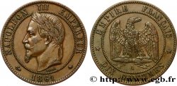 Dix centimes Napoléon III, tête laurée 1861 Paris F.134/4