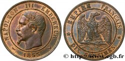 Dix centimes Napoléon III, tête nue 1853 Lille F.133/10