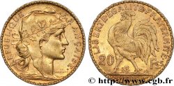 20 francs or Coq, Dieu protège la France 1905 Paris F.534/10