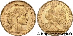 20 francs or Coq, Dieu protège la France 1905 Paris F.534/10