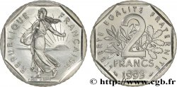 2 francs Semeuse, nickel, BU (Brillant Universel), frappe médaille 1993 Pessac F.272/20
