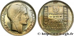 Essai de 5 francs Turin en bronze-nickel 1933 Paris GEM.140 14