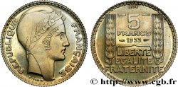 Essai de 5 francs Turin en bronze-nickel 1933 Paris GEM.140 14 MS