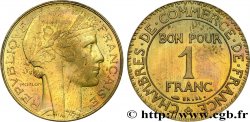 Essai de 1 franc hybride Morlon / Chambres de commerce en bronze-aluminium n.d.  GEM.96 2 MS64