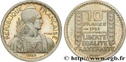 Essai hybride de 10 Francs Turin, très petit module, 20 mm, 4 g, cupro-nickel n.d. Paris GEM.174 26 MS63