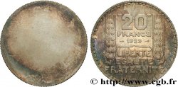 Essai uniface de revers de 20 francs Turin 1929 Paris GEM.199 2 MS65