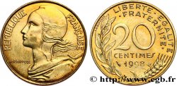 20 centimes Marianne, BU (Brillant Universel) 1998 Pessac F.156/42