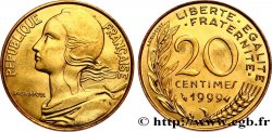 20 centimes Marianne, BU (Brillant Universel) 1999 Pessac F.156/43