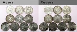 Lot de 10 pièces de 100 francs commémoratives - - F.-/ TTB