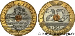 20 francs Mont Saint-Michel, différent abeille, Brillant Universel 1994 Pessac F.403/10