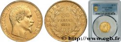 20 francs or Napoléon III, tête nue 1859 Paris F.531/15