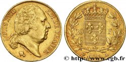 20 francs or Louis XVIII, tête nue 1819 Paris F.519/15