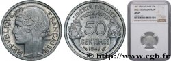 Essai de 50 centimes Morlon, lourde 1941 Paris F.193/1 FDC65 NGC