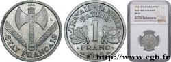 Essai de 1 franc Francisque, lourde 1942 Paris F.222/1 FDC65 NGC