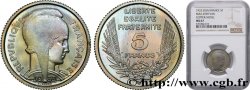Essai de 5 francs Bazor en cupro-nickel non magnétique, poids standard 1933 Paris GEM.134 10