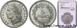 Essai de 5 francs Lavrillier, aluminium 1945 Paris F.339/1